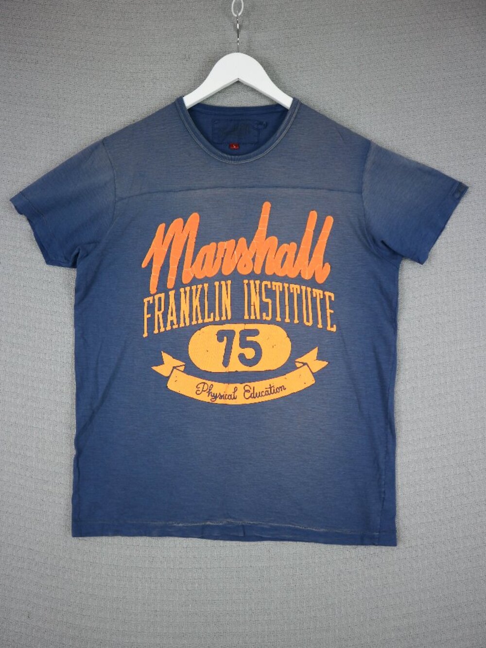 Marshall Franklin Institute Reproduction Vintage Style Collegiate Tee Large